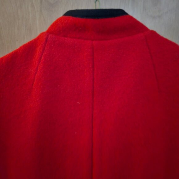 DONATED: Natalie Green By Bert Newman Women’s Red Short Wool Coat - Picture 4 of 16